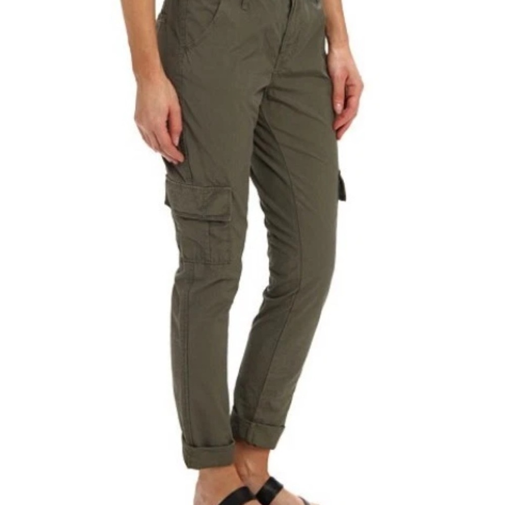 True Religion Celina Cargo Pants Y2K Women's Dusty Olive Green, Size 26